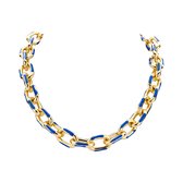 Les Cordes - DOBI - Collier - Blauw - Metaal - Juwelen - Sieraden - Dames