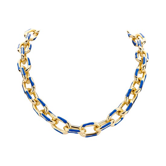 Les Cordes - DOBI - Collier - Blauw - Metaal - Juwelen - Sieraden - Dames