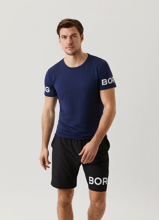 Björn Borg T-shirt - blauw - Maat: S