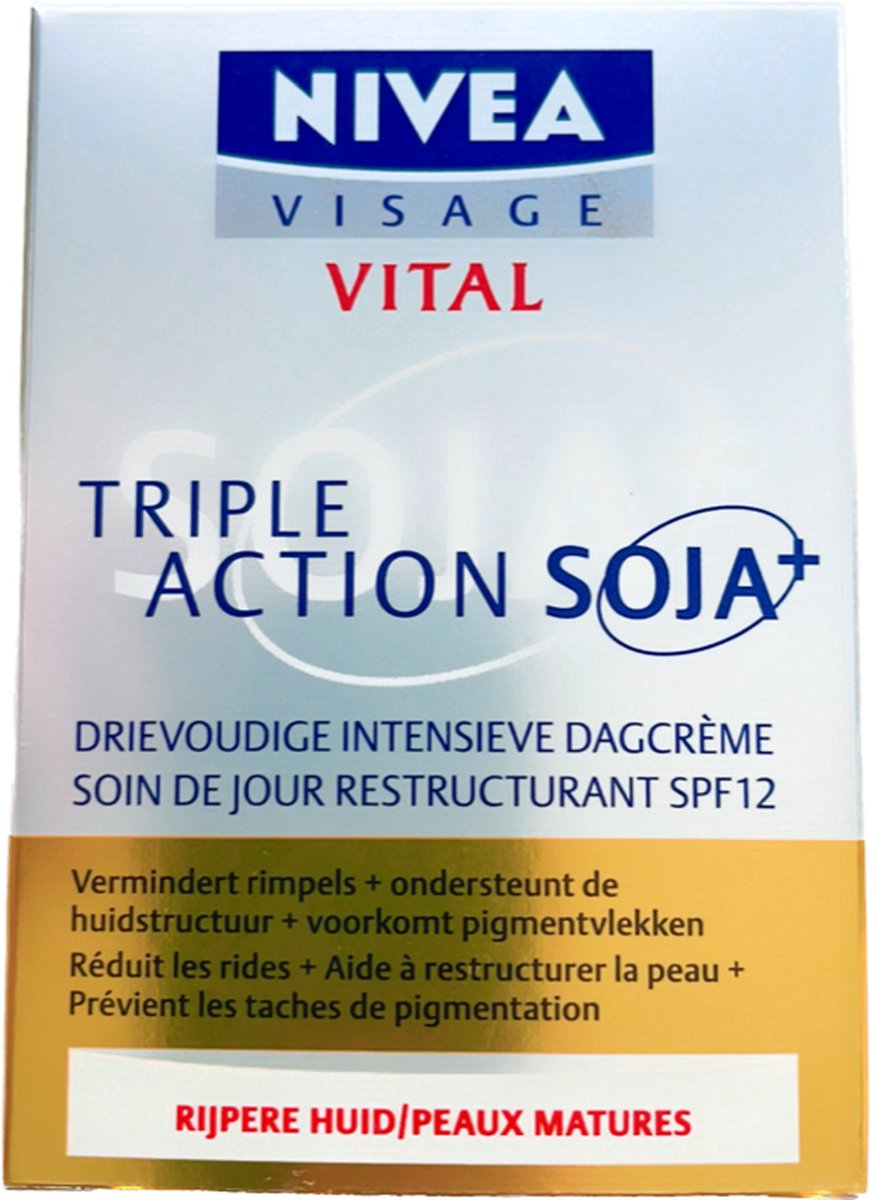 Goedkoopste Nivea Vital Drievoudige Verzorgend Soja Dagcreme