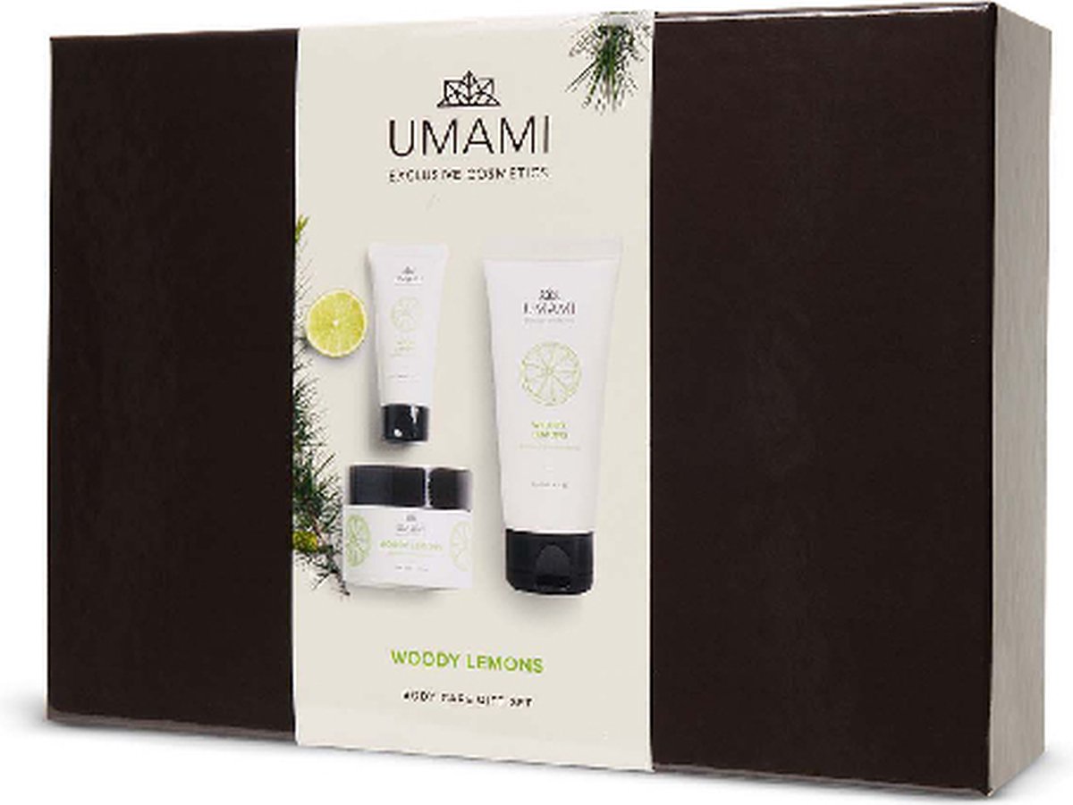 Umami - Woody Lemons Body Care Gift Set