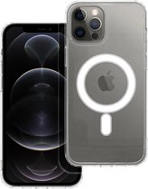 Casify Doorzichtig Hoesje met MagSafe voor iPhone 12 / 12 Pro - Transparant