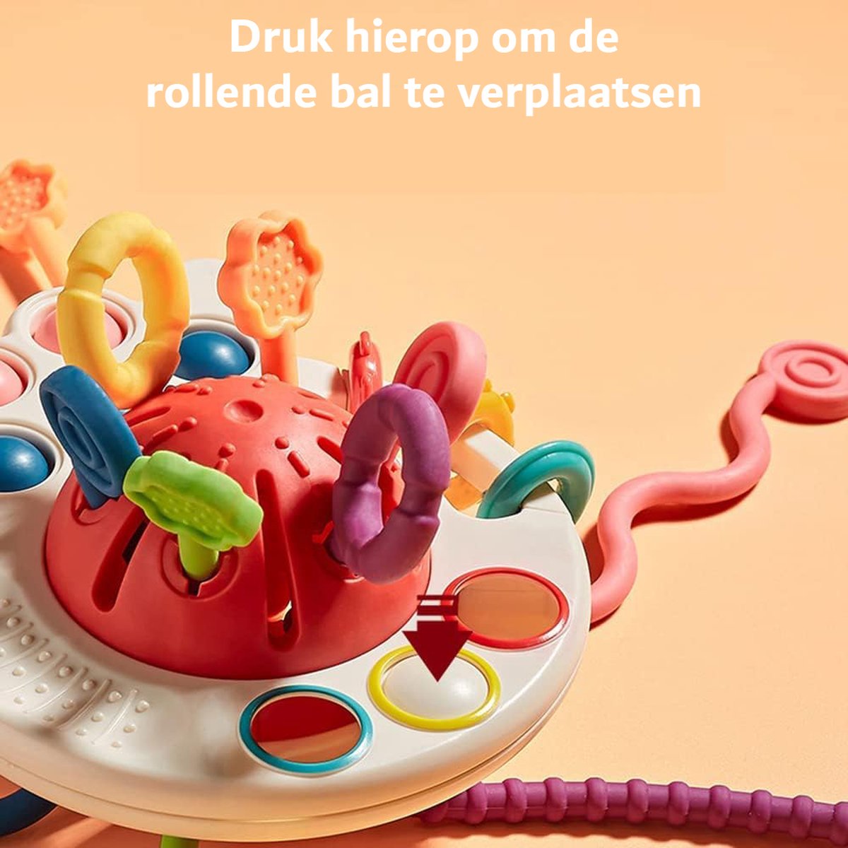 Speelgoed voor baby's vanaf 6 maanden, 5-in-1 Montessori