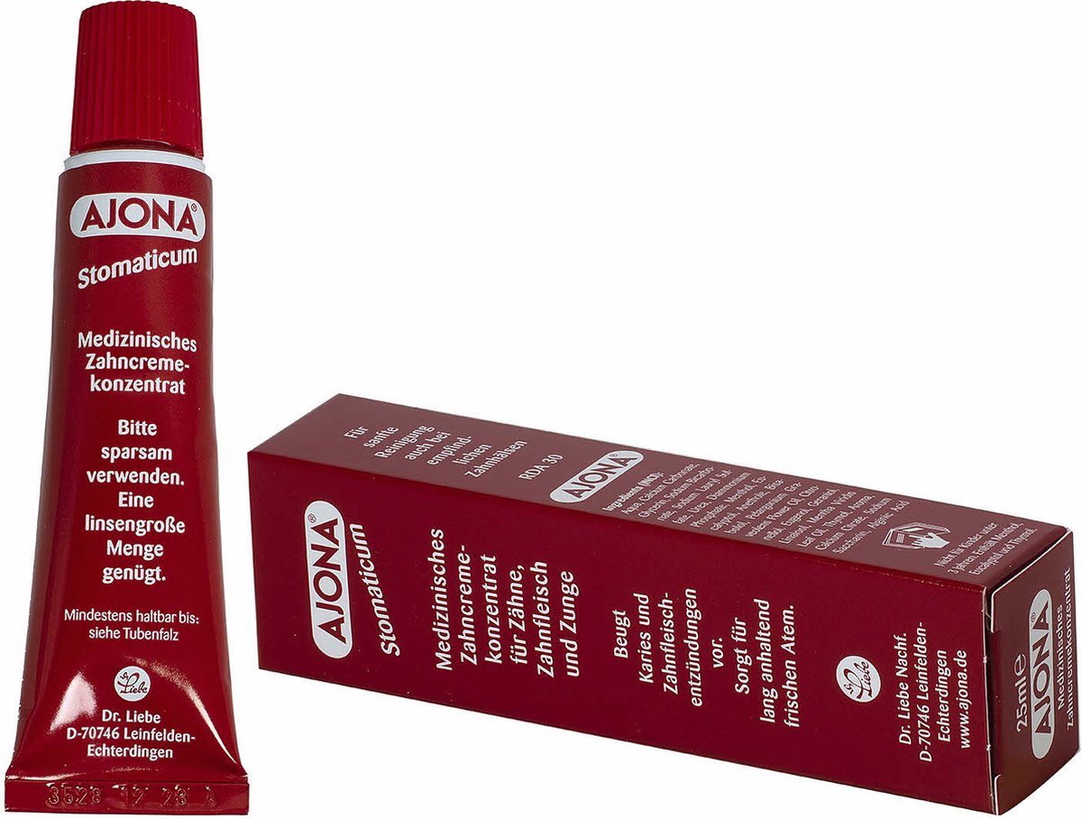 Ajona Tandpasta Classic Stomaticum - 12x25ml - Voordeelverpakking