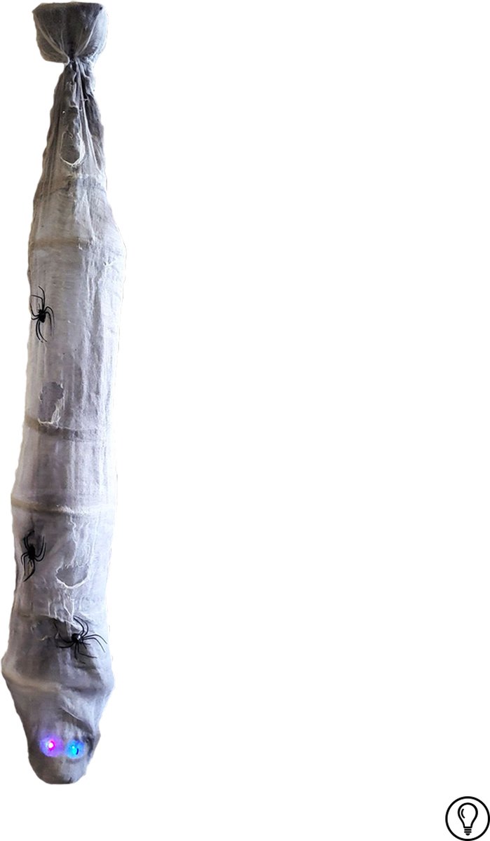 Fjesta© Halloween hangdecoratie mummie met LED - 170cm