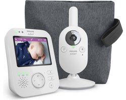 Philips Avent - Video babyfoon - Lichtgrijs - Babyfoon met camera - SCD892/26