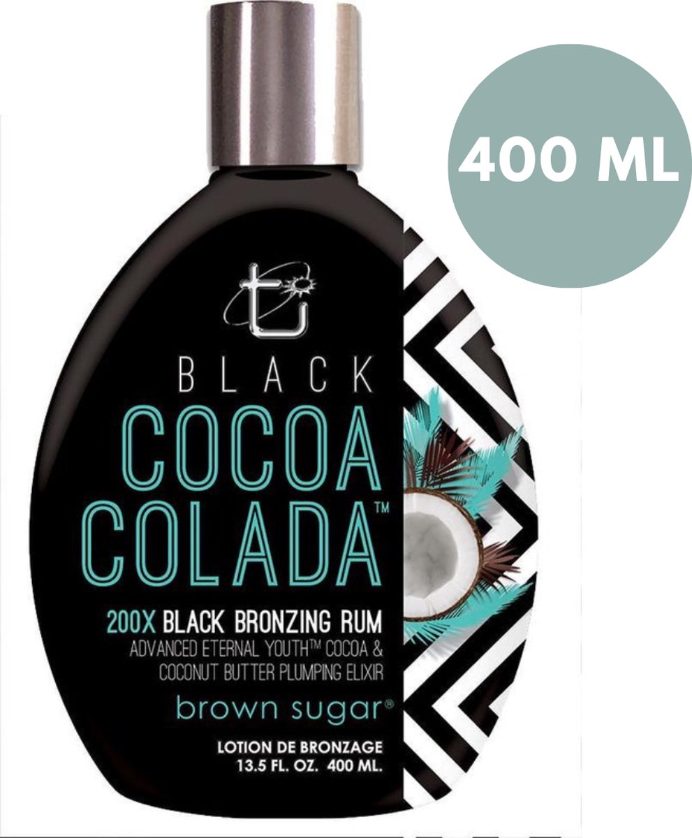 BROWN SUGAR BLACK COCOA COLADA Zonnebankcreme 200x BRONZERS - 400 ml