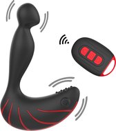 Playbird® - Prostaat vibrator - massager - beginners - 3 intensiteiten - zwart - rood