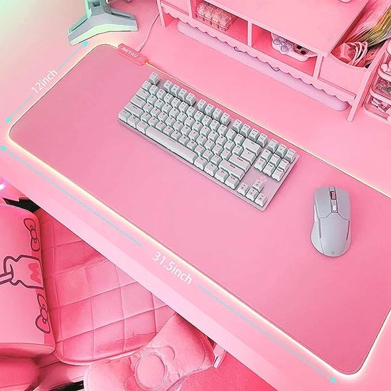 Sakura – grand tapis de souris rose, 100x50, pour ordinateur de bureau et  bureau, taille XXL, 90x40 - AliExpress