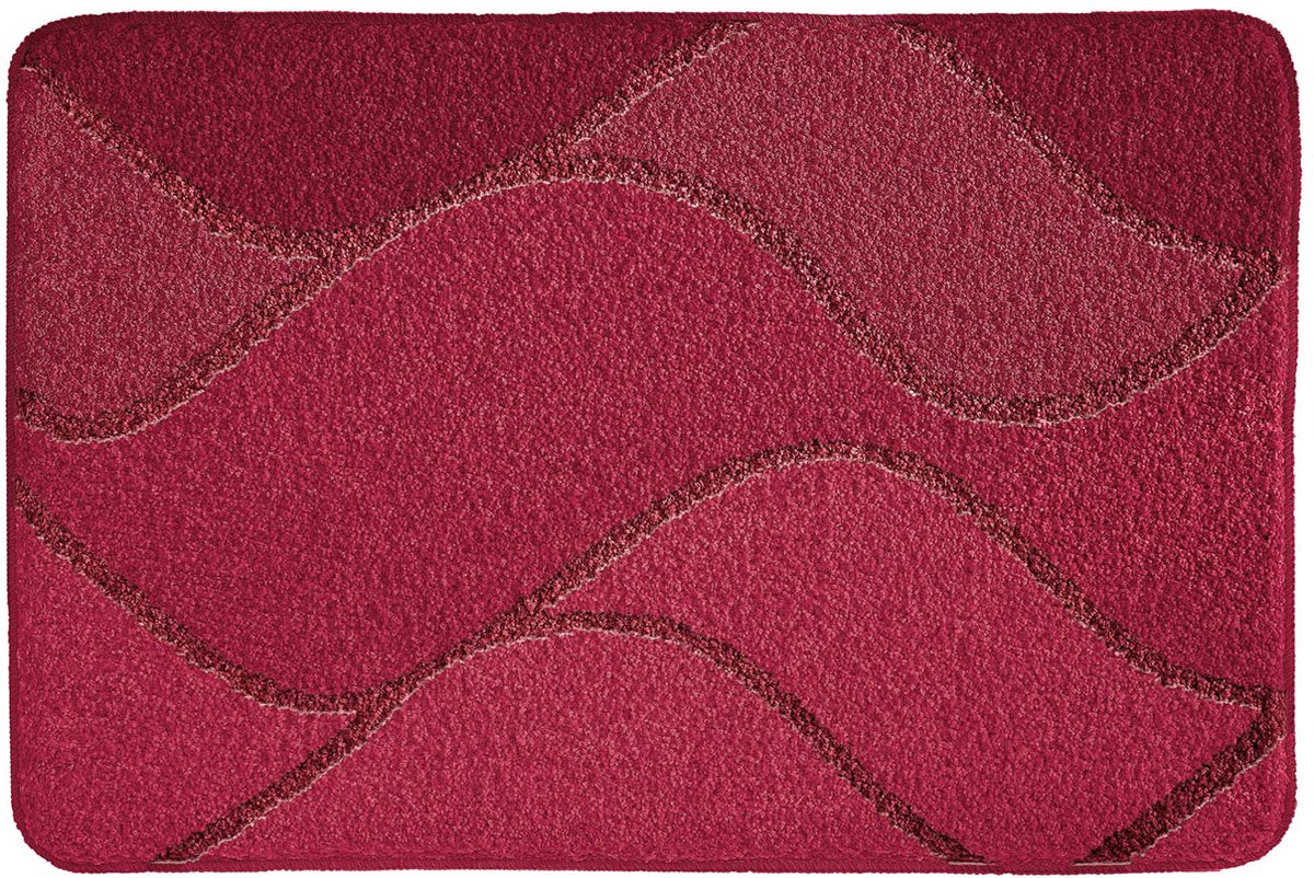 Kleine Wolke - Badmat Fiona bordeaux - 60x100cm