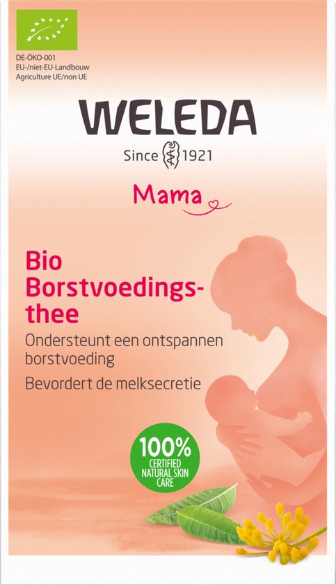 WELEDA Bio Borstvoedingsthee - Fenegriek, Venkel, Anijs en Karwij - Citroenverbena - 20 zakjes