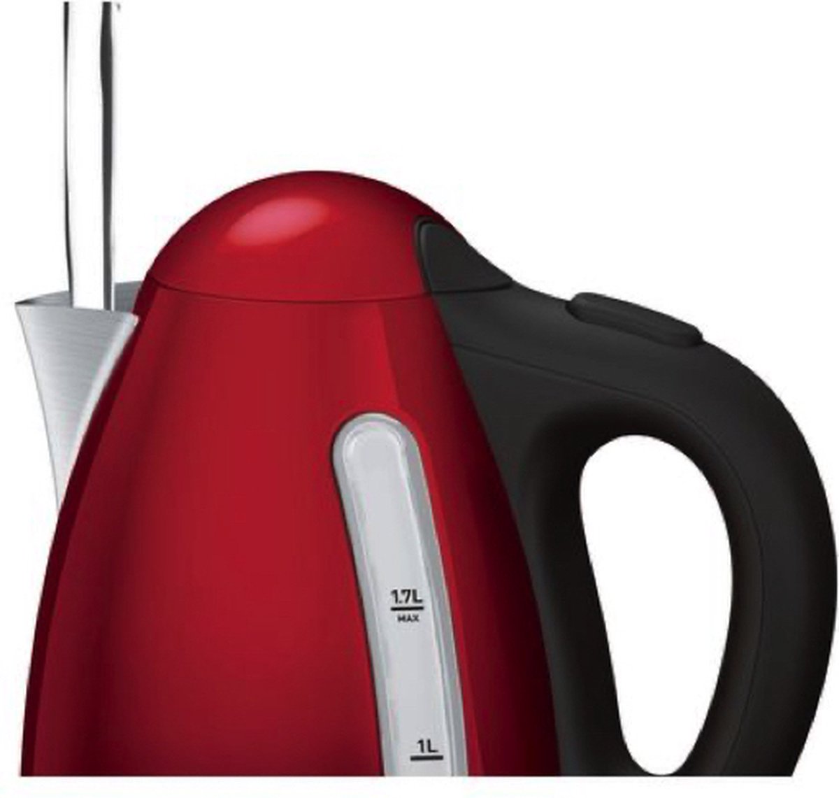 Tefal - Bouilloire sans fil 1.7l 2400w rouge - ki110511 - TEFAL