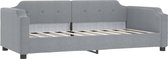 vidaXL - Slaapbank - 90x190 - cm - stof - lichtgrijs