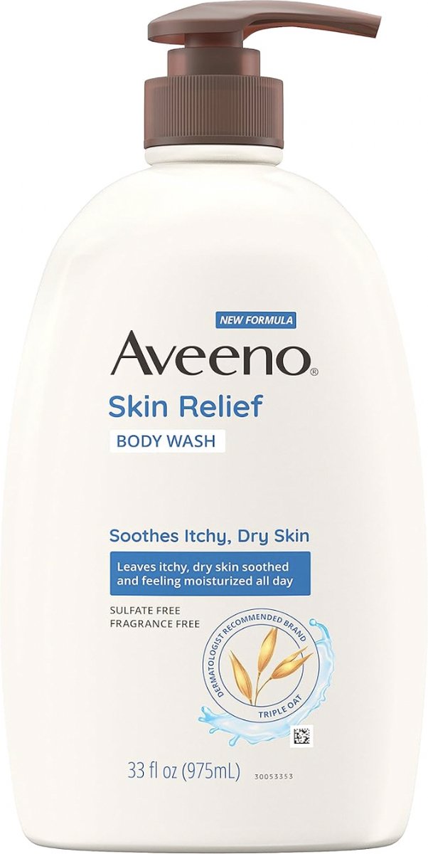 Goedkoopste Aveeno - Skin Relief Fragrance - Lichaamswas met haver om de droge jeukende huid te kalmeren - Zacht - Zeepvrij en kleurstofvrij voor gevoelige huid - 975 ml
