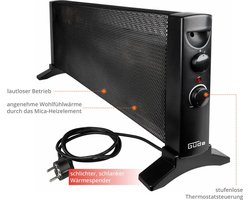 Güde energiezuinige en stille convector verwarming - Mica element - GKH 1200 Mica - Kachel -…