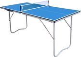 Table de ping-pong Cougar Mini 1500 Basic portable Blauw - Table de ping-pong pour l'intérieur - Pliable - Incl. filet - battes et balles
