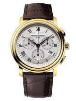 Frédérique Constant Classics FC-292MC4P5 Horloge - Leer - Bruin - Ø 40 mm