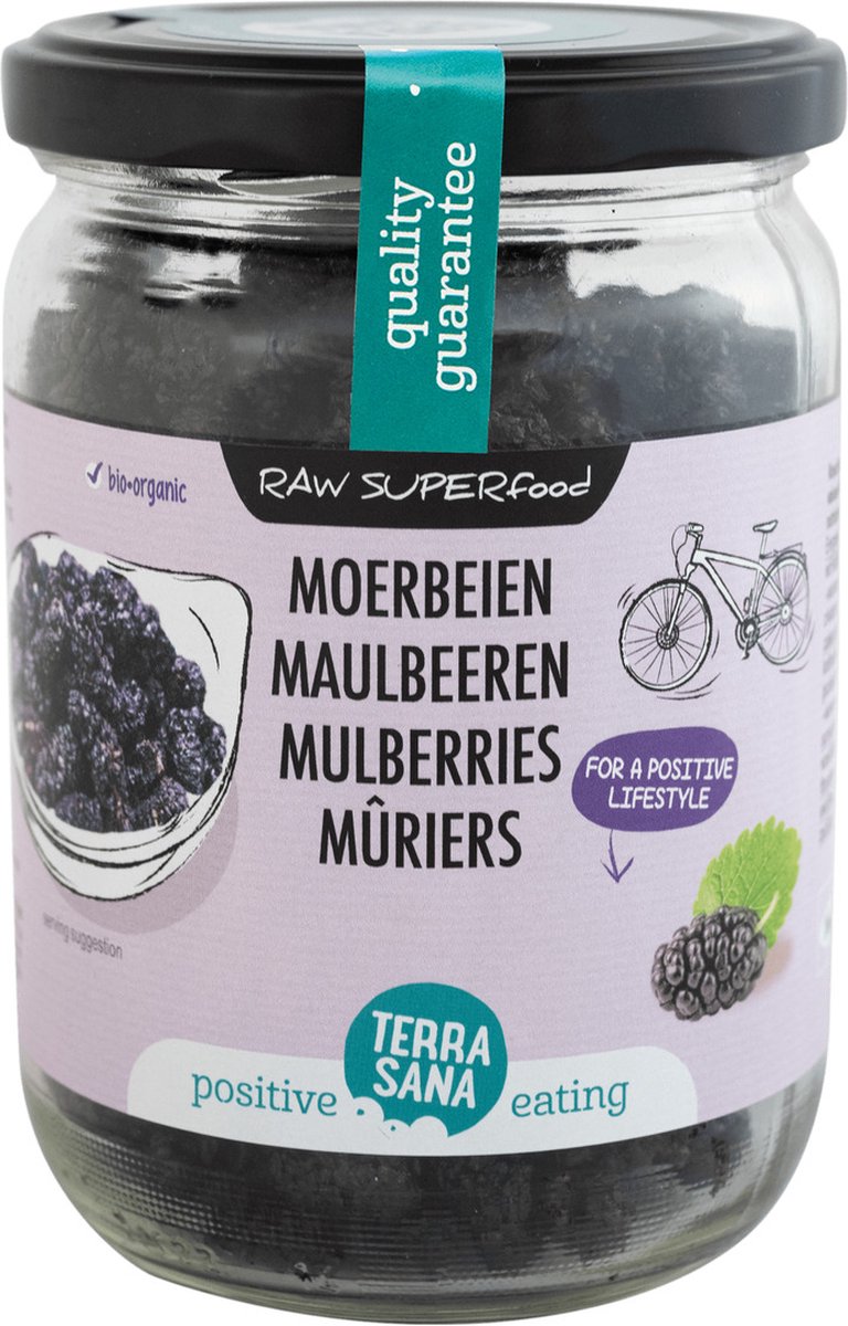 Goedkoopste TerraSana Moerbei bessen zwart bio (190g