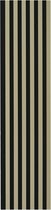 Houten wandpanelen - AcousticWoodline® Vilt-Houten akoestisch aku wandpaneel - 30x270CM - Parel zwart - Olijfgroen mat - Wanddecoratie - Geluidsdemper - muurdecoratie - Wanddecoratie