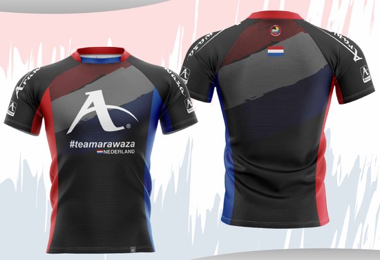 T-shirt Arawaza | dry-fit | #teamArawaza Nederland (Maat: S)