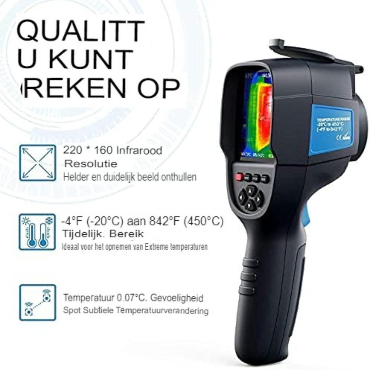 Dakta® Imageur thermique infrarouge 3600 Thermographie Caméra