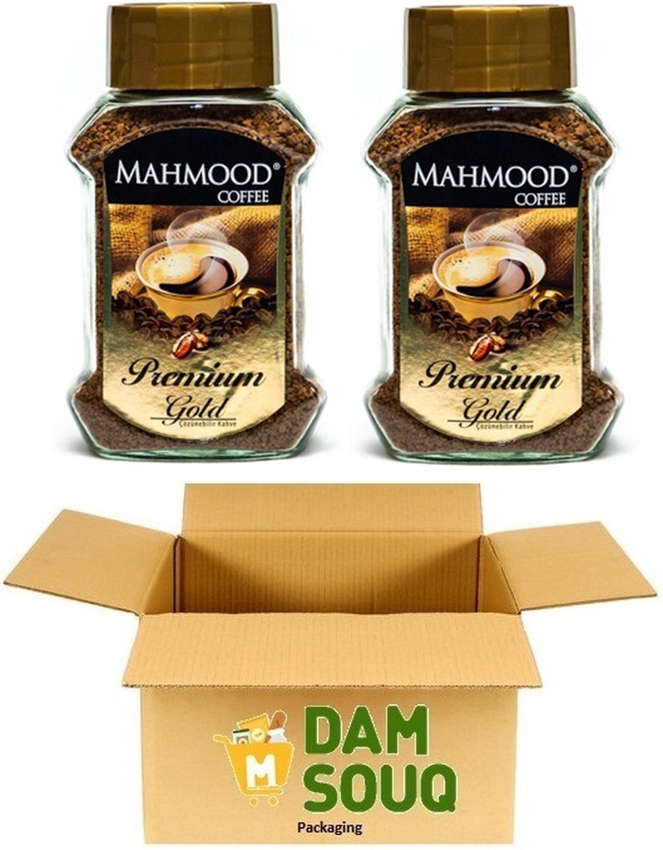 Damsouq® Multipak Mahmood Oploskoffie Gold (2 x 200 Gram)