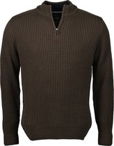 Jac Hensen Polo - Modern Fit - Bruin - 4XL Grote Maten