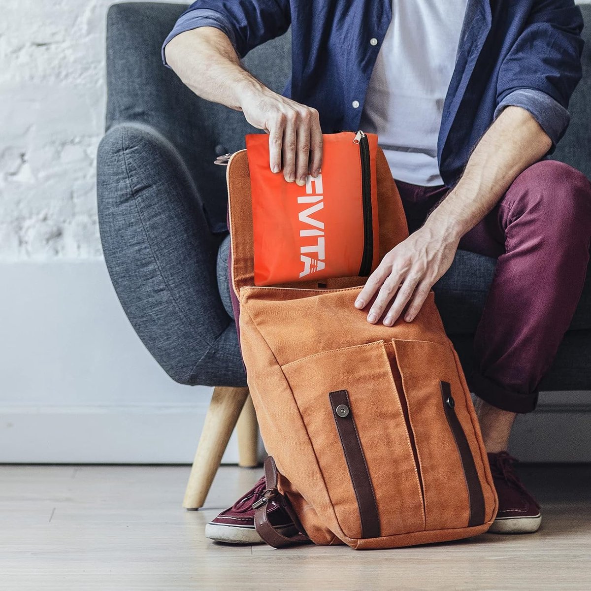 BABYZEN YOYO-tas, Aqua - Biedt extra, stevige opbergruimte op de YOYO2-kinderwagen - Inclusief wielbasis en haken