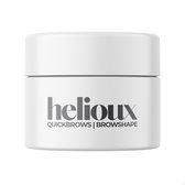 Helioux® Quickbrows Brow Shape | Wenkbrauw Gel Soap - Brow Lamination Sculpting - Transparant - Kleurloos & Geurloos - Geen Witte Waas - Incl 4 gratis borsteltjes - Vegan & Cruelty-Free