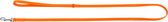 WAUDOG Glamour Hondenriem / Hondenlijn - Leder - Oranje - S-M - Breedte: 18 mm - Lengte: 122 cm