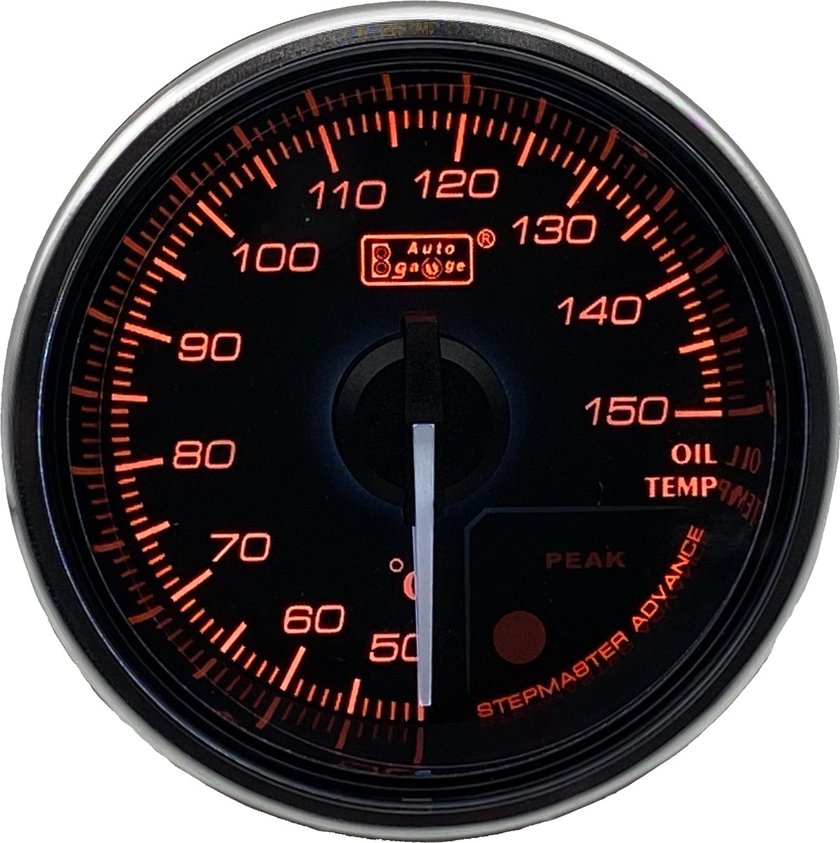 KUS Olietemperatuurmeter 52mm - 50-150°C Met Achtergrondverlichting 12V/24V