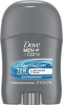 Dove Men+Care - Anti-transpirant Deodorant - Clean Comfort 72-uurs zweet- en geurbescherming - Anti-transpirant voor mannen - 14g