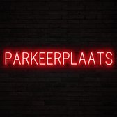ESPACE DE PARKING - Néon publicitaire Enseigne Néon LED éclairée | SortBrite | 125,49 x 16 cm | 6 modes de gradation - 8 animations lumineuses | Éclairage au néon pour panneaux publicitaires