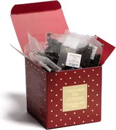 Dammann Christmas tea 25 cristal zakjes - Zwarte thee - composteerbare theebuiltjes vol HOHOHO