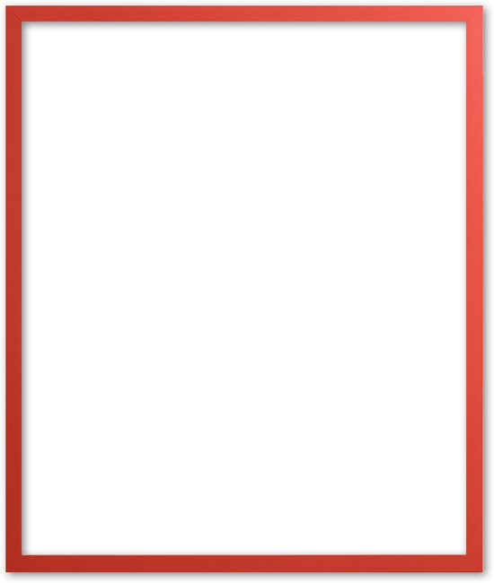 Moderne Lijst 50x70 cm Rood - Emilia