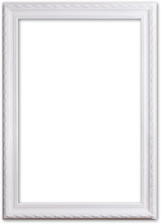 Barok Lijst 30x40 cm Wit - Franklin