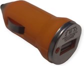 USB CarCharger Oplaadstekker - Oranje - USB Autolader - Oplader Auto Sigarettenaansteker - Auto USB Lader 12 Volt - Autolader USB