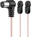 2m FM Dipoolantenne Vrouwelijke Plug Connector Stereo Audio Radio-ontvanger
