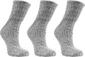 Naft Noorse sokken | wol | katoen | grijs | maat 39-42