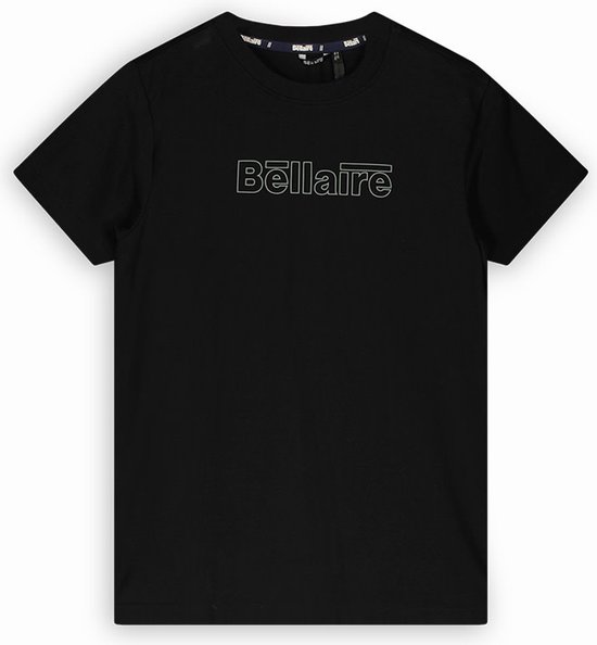 Bellaire jongens t-shirt met logo Jet Black
