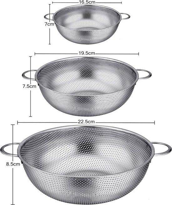 6 Stuks Roestvrijstalen Vergiet - Hot Pot Vergiet - Lepel Met Handvat Draad Kookschuimlepel Voor Hot Pot Gehaktballen Schuimspaanzeef Schuimspaan Lepel Zeef Voor Het Frituren Van Voedsel T 2