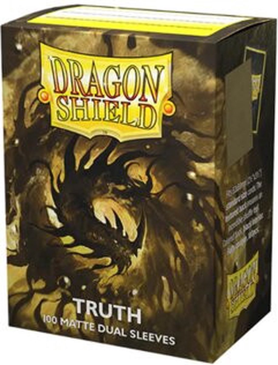 Dragonshield Box 100 Dual Matte Sleeves 'Truth'