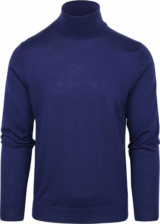 Suitable - Merino Coltrui Royal Blauw - Heren - Maat XL - Slim-fit