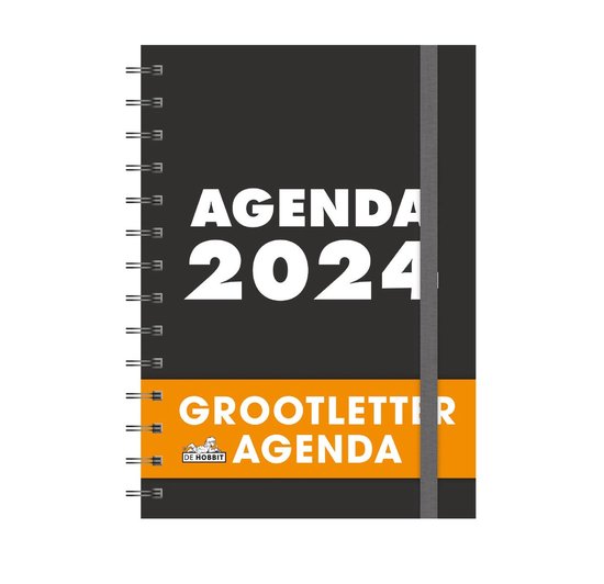 Grootletter Agenda 2024 (19.5cm x 13.5cm A5D2) bol