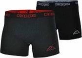 Kappa - Boxer 2 Pack - Set boxershorts - S - Zwart