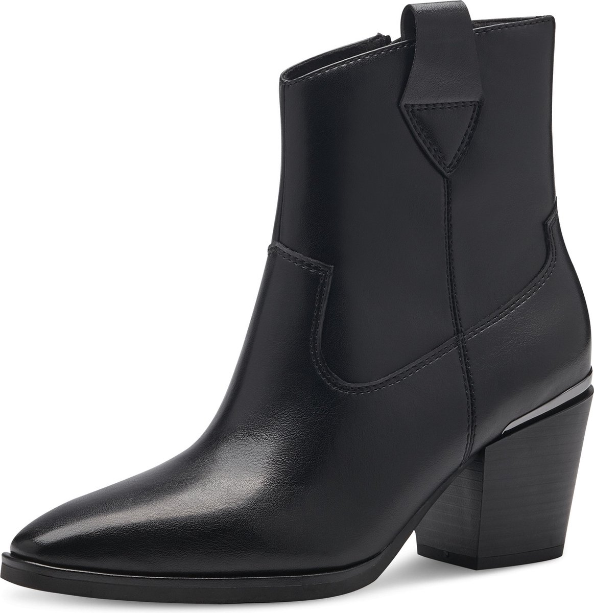 MARCO TOZZI MT Soft Lining, Feel Me - Insole Dames Boot Heel - BLACK - Maat 39