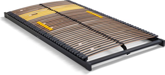 Beter Bed Bossflex 600 Lattenbodem 90 x 200 cm - Bedbodem - Vlak - Max. 120kg - Antraciet/Geel