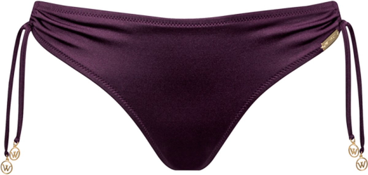 Watercult - Makro Notion tie-side uni bikinibroekje - maat 38 - Paars