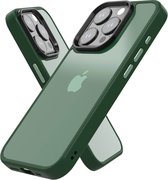 IYUPP Bumper - Geschikt voor Apple iPhone 15 Pro Hoesje - Groen - Shockproof