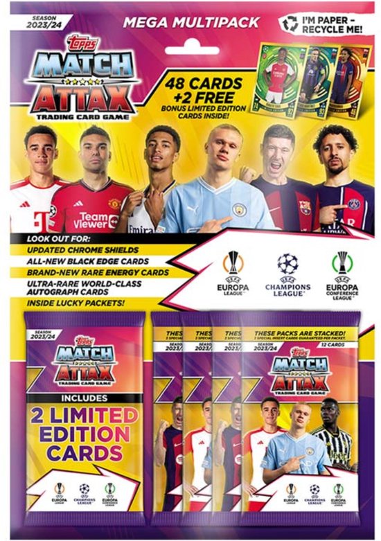 TOPPS CL MATCH Attax 2024/25 2024-25 set carte de base 1 à 200 (Part. 1/2) EUR 1,00 - FR